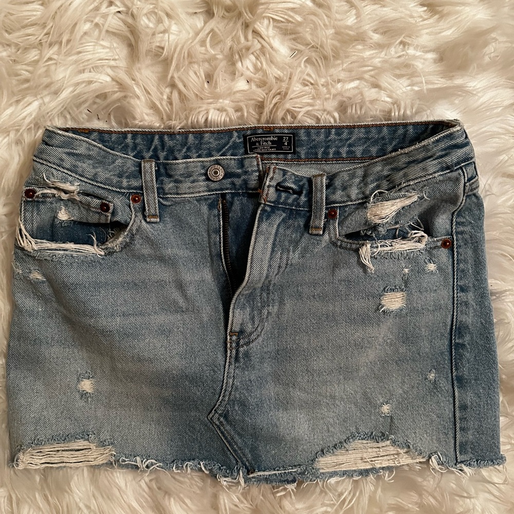 Abercrombie & Fitch Denim Mini Skirt Size 4